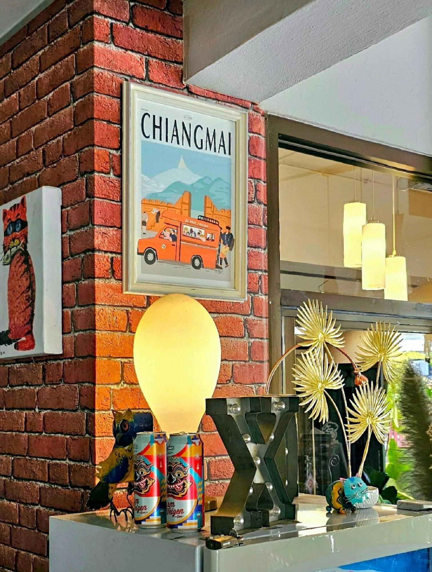 Bed And Terrace Guesthouse Chiang Mai Bagian luar foto